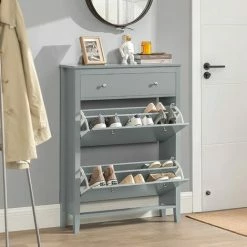 SoBuy Shoe Cabinet Shoe Rack Shoe Storage Cupboard Organizer Unit,FSR89-HG 9 SoBuy Shoe Cabinet Shoe Rack Shoe Storage Cupboard Organizer Unit,FSR89-HG -SOBUY Shop 58370535 5