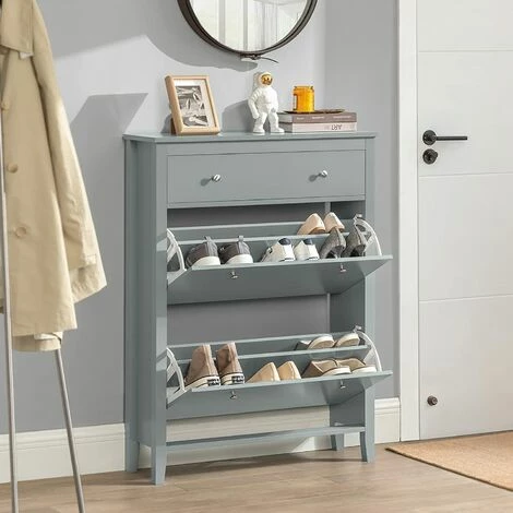 SoBuy Shoe Cabinet Shoe Rack Shoe Storage Cupboard Organizer Unit,FSR89-HG 5 SoBuy Shoe Cabinet Shoe Rack Shoe Storage Cupboard Organizer Unit,FSR89-HG - Image 5