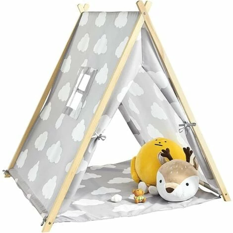 SoBuy Children Kids Play Tent Playhouse With Floor Mat,OSS02-F01 1 SoBuy Children Kids Play Tent Playhouse With Floor Mat,OSS02-F01