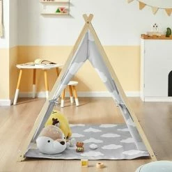 SoBuy Children Kids Play Tent Playhouse With Floor Mat,OSS02-F01 9 SoBuy Children Kids Play Tent Playhouse With Floor Mat,OSS02-F01 -SOBUY Shop 58370536 5