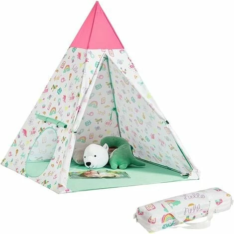 SoBuy Indoor Outdoor Children Play Tent Foldable Children Tent With Portable Bag,OSS06 1 SoBuy Indoor Outdoor Children Play Tent Foldable Children Tent With Portable Bag,OSS06