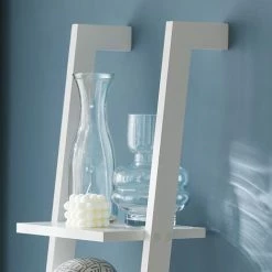 SoBuy Modern 4 Tiers Display Storage Wood Wall Shelf, FRG15-W -SOBUY Shop 5890658 4