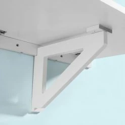 SoBuy Folding Wood Wall Kitchen Dining Table 60x40cm,White,FWT03-W 4 SoBuy Folding Wood Wall Kitchen Dining Table 60x40cm,White,FWT03-W -SOBUY Shop 5890686 5