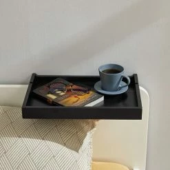 SoBuy Bedside Shelf Clip-on Hanging Shelf Bed Side Shelf Table Tray,NKD01-SCH -SOBUY Shop 59899073 5