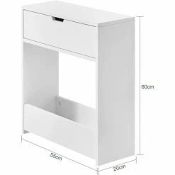 SoBuy Bathroom Toilet Paper Roll Holder,BZR48-W -SOBUY Shop 59941682 3