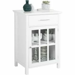 SoBuy Sideboard Storage Cabinet Cupboard Side Cabinet Side Table,FSB31-W