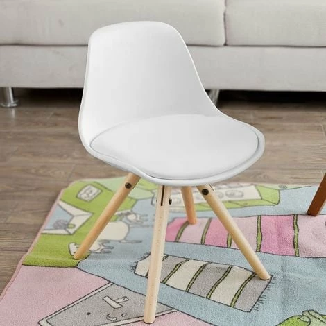 SoBuy Lovely Kids Children Chair,PP/PU Leather, White,FST46-W 3 SoBuy Lovely Kids Children Chair,PP/PU Leather, White,FST46-W - Image 3