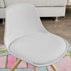 SoBuy Lovely Kids Children Chair,PP/PU Leather, White,FST46-W 8 SoBuy Lovely Kids Children Chair,PP/PU Leather, White,FST46-W -SOBUY Shop 6033770 4