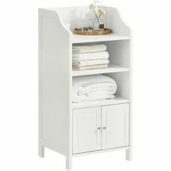 SoBuy Bathroom Cabinet Bathroom Storage Cabinet Cupboard,BZR56-W