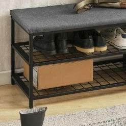 SoBuy Hallway Shoe Bench Shoe Rack Shoe Organizer,FSR113-N -SOBUY Shop 60743656 4