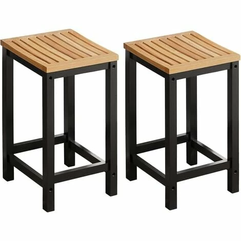 SoBuy Set Of 2 Wooden Kitchen Breakfast Bar Stool Kitchen Stool Dining Stool,FST29-SCHx2 1 SoBuy Set Of 2 Wooden Kitchen Breakfast Bar Stool Kitchen Stool Dining Stool,FST29-SCHx2