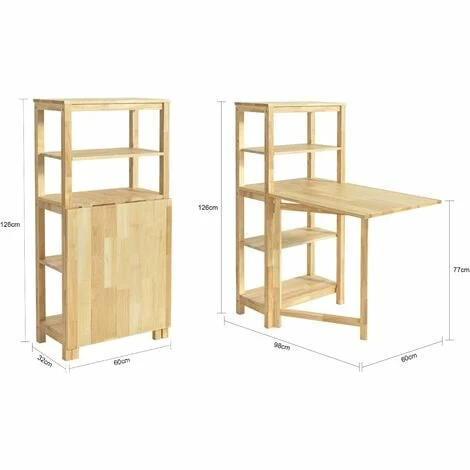 SoBuy Folding Dining Table Dining Room Table Kitchen Table,FWT70-N SoBuy Folding Dining Table Dining Room Table Kitchen Table,FWT70-N -SOBUY Shop 60743772 3