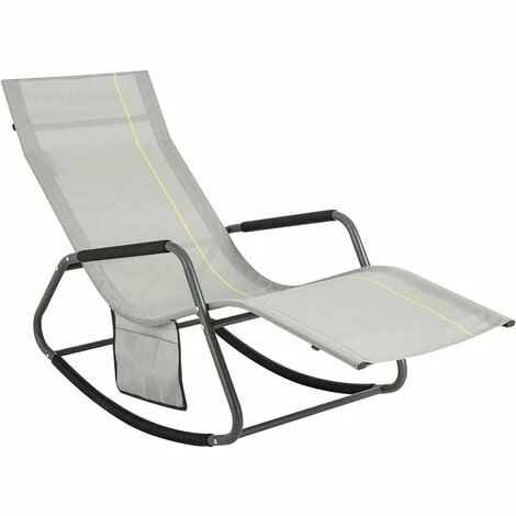SoBuy Outdoor Garden Rocking Chair Relaxing Chair Recliner Sun Lounger,OGS47-HG SoBuy Outdoor Garden Rocking Chair Relaxing Chair Recliner Sun Lounger,OGS47-HG -SOBUY Shop 60743922 1
