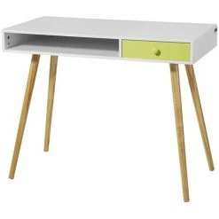 SoBuy Home Office Computer Table With Drawer,FWT24-W
