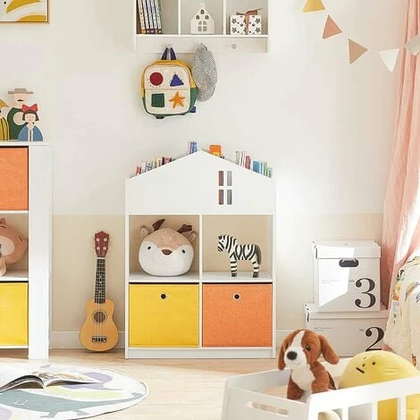 SoBuy House Shape Design Children Kids Bookcase Book Shelf,KMB49-W SoBuy House Shape Design Children Kids Bookcase Book Shelf,KMB49-W -SOBUY Shop 65442328 2