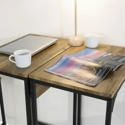 SoBuy Bar Set-2 Bar Tables And 2 Stools,OGT42-F 8 SoBuy Bar Set-2 Bar Tables And 2 Stools,OGT42-F -SOBUY Shop 65442337 4