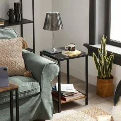 SoBuy Nesting Tables Set Of 2 Coffee Tables,FBT99-F -SOBUY Shop 65442338 3