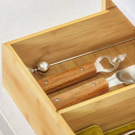 SoBuy Kitchen Shelf Organizer Microwave Shelf,KCR07-WN 4 SoBuy Kitchen Shelf Organizer Microwave Shelf,KCR07-WN - Image 4