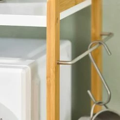 SoBuy Kitchen Shelf Organizer Microwave Shelf,KCR07-WN 9 SoBuy Kitchen Shelf Organizer Microwave Shelf,KCR07-WN -SOBUY Shop 65442343 5