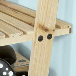 SoBuy 6 Tiers Wall Shelf Ladder Shelf Bookcase , FRG161-N -SOBUY Shop 6614214 4