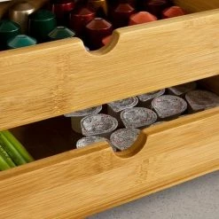 SoBuy Coffee Pod Storage Drawer, Coffee Capsule Holder Stand Box,FRG180-WN -SOBUY Shop 6614218 5