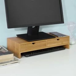 SoBuy Monitor Stand Computer Screen Stand Table,FRG198-N