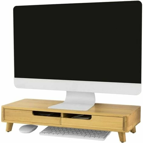 SoBuy Wood Home Office Computer Table with Shelves White, FWT16-W SoBuy Wood Home Office Computer Table With Shelves White, FWT16-W -SOBUY Shop 6614234 5
