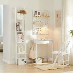 SoBuy Wood White Home Office Kids Table Computer Desk With Drawer,FWT43-W 2 SoBuy Wood White Home Office Kids Table Computer Desk With Drawer,FWT43-W -SOBUY Shop 6614245 3