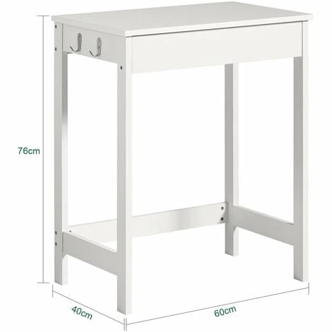 SoBuy Wood White Home Office Kids Table Computer Desk with Drawer,FWT43-W SoBuy Wood White Home Office Kids Table Computer Desk With Drawer,FWT43-W -SOBUY Shop 6614245 4