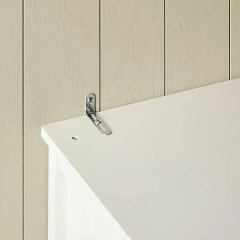 SoBuy Tall Kitchen Cupboard with 2 Cabinets and 1 Drawer Kitchen Dining Room Living Room Tall Cabinet Cupboard Sideboard,FSB44-W SoBuy Tall Kitchen Cupboard With 2 Cabinets And 1 Drawer Kitchen Dining Room Living Room Tall Cabinet Cupboard Sideboard,FSB44-W -SOBUY Shop 67396876 3