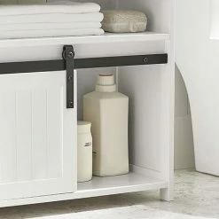 SoBuy Under Sink Cabinet Bathroom Vanity Unit Bathroom Storage Cabinet With Sliding Door,BZR61-W 9 SoBuy Under Sink Cabinet Bathroom Vanity Unit Bathroom Storage Cabinet With Sliding Door,BZR61-W -SOBUY Shop 67396886 5