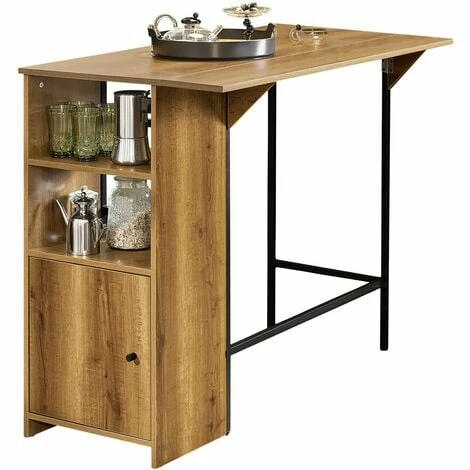 SoBuy Bar Table With Extendable Table Top,FWT98-PF 1 SoBuy Bar Table With Extendable Table Top,FWT98-PF