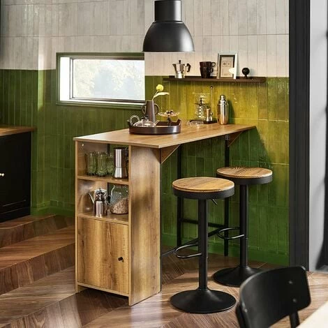 SoBuy Bar Table With Extendable Table Top,FWT98-PF 2 SoBuy Bar Table With Extendable Table Top,FWT98-PF - Image 2