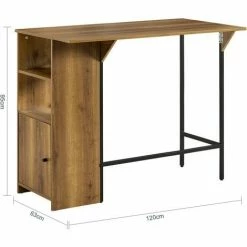 SoBuy Bar Table With Extendable Table Top,FWT98-PF 8 SoBuy Bar Table With Extendable Table Top,FWT98-PF -SOBUY Shop 67447652 4