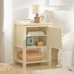 SoBuy Bedside Table Night Stand With 1 Door And 1 Shelf,FBT113-MI 2 SoBuy Bedside Table Night Stand With 1 Door And 1 Shelf,FBT113-MI -SOBUY Shop 68157123 3