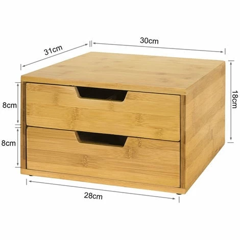 SoBuy Coffee Machine Stand & Pod Capsule Teabags Organiser 2 Drawers, FRG82-N 2 SoBuy Coffee Machine Stand & Pod Capsule Teabags Organiser 2 Drawers, FRG82-N - Image 2