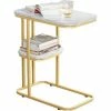 SoBuy Side Table With 2 Shelves,FBT110-G