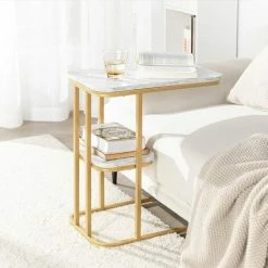 SoBuy Side Table With 2 Shelves,FBT110-G -SOBUY Shop 70187116 3