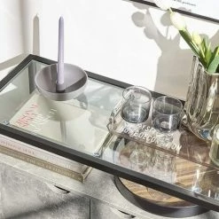 SoBuy Sideboard With Glass Top And 2 Doors, Hallway Console Table,FSB55-HG 9 SoBuy Sideboard With Glass Top And 2 Doors, Hallway Console Table,FSB55-HG -SOBUY Shop 71973138 5
