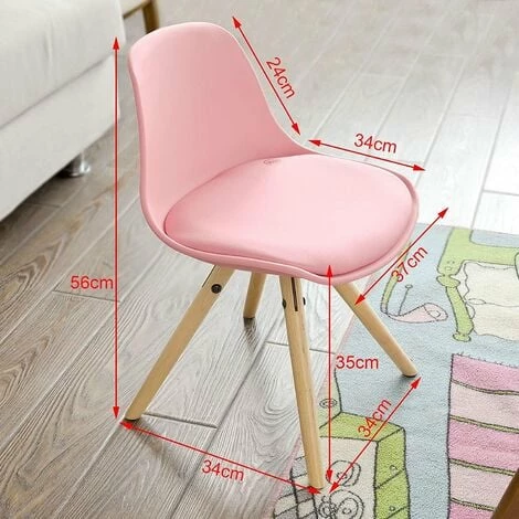 SoBuy Kids Children Chair PU Leather Padded Seat,FST46-P 3 SoBuy Kids Children Chair PU Leather Padded Seat,FST46-P - Image 3