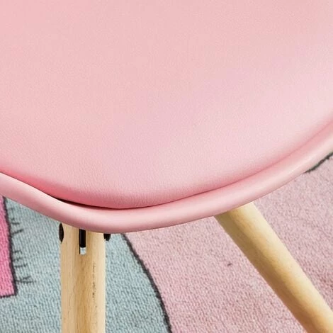 SoBuy Kids Children Chair PU Leather Padded Seat,FST46-P 4 SoBuy Kids Children Chair PU Leather Padded Seat,FST46-P - Image 4