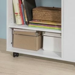 SoBuy Office Storage 3 Tiers Storage Bookcase Side Table,FBT68-W -SOBUY Shop 8348631 5