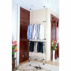 SoBuy Telescopic Wardrobe Organiser Shelving,FRG35