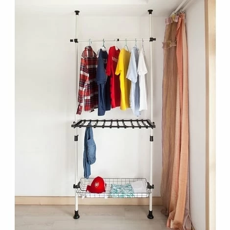 SoBuy Telescopic Wardrobe Organiser Shelving,FRG35 SoBuy Telescopic Wardrobe Organiser Shelving,FRG35 -SOBUY Shop 8348641 3