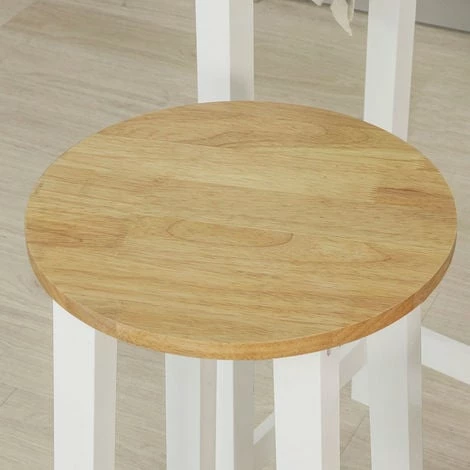 SoBuy 3 PCS Kitchen Breakfast Dining Bar Set-1 Table And 2 Stools,FWT50-WN 5 SoBuy 3 PCS Kitchen Breakfast Dining Bar Set-1 Table And 2 Stools,FWT50-WN - Image 5